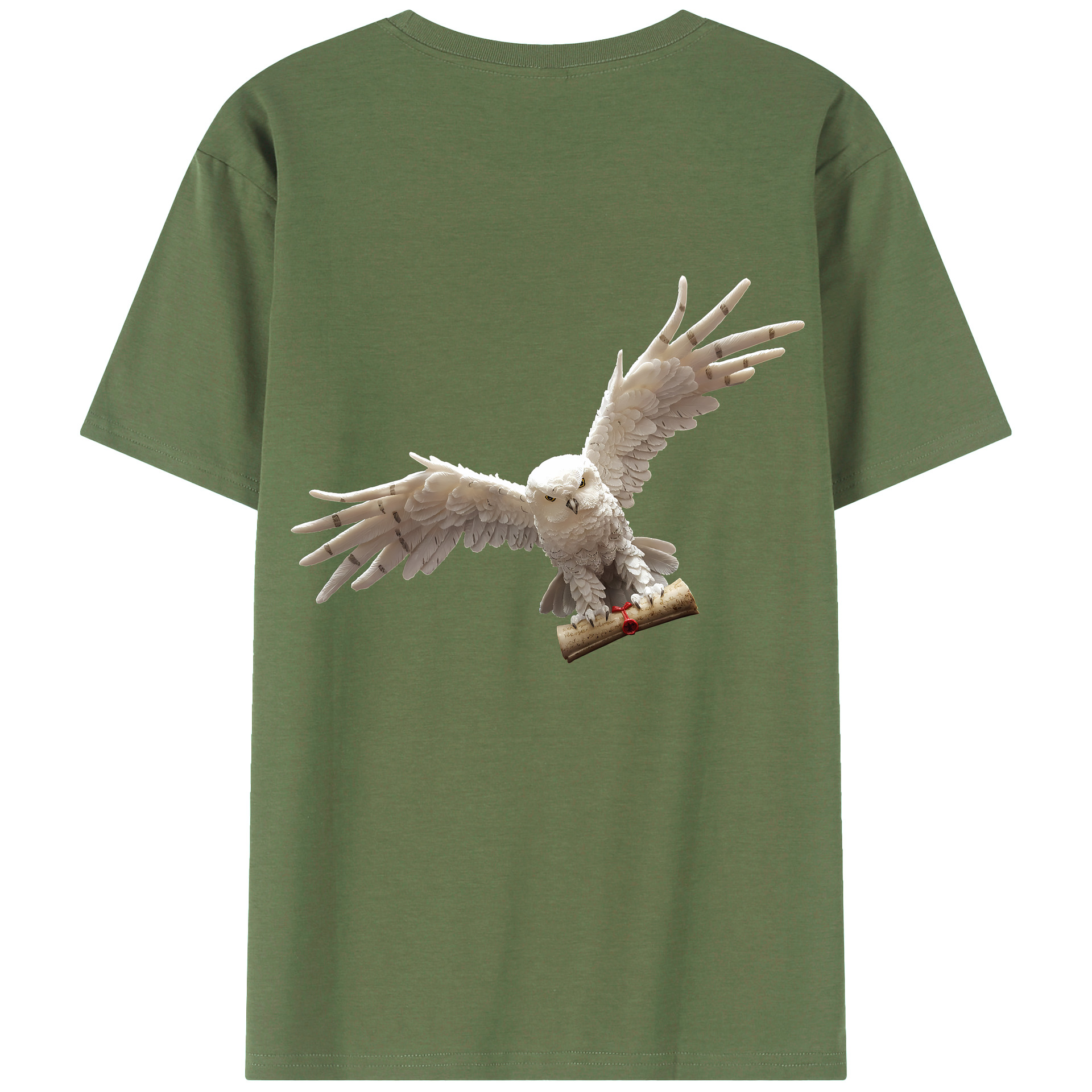 （画像用） Harry Potter ハリー・ポッターシリーズ 綿100％ メンズ半袖Tシャツ（バックプリント） 通気性